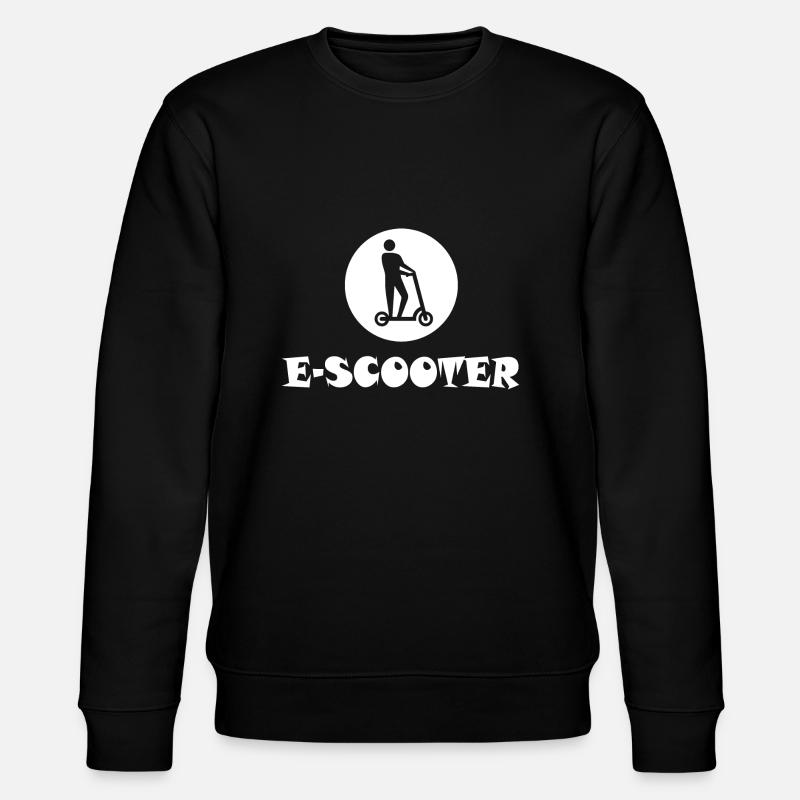 E-Scooter E-Roller Scooter - Stanley/Stella Unisex Bio-Sweatshirt CHANGER  - Schwarz
