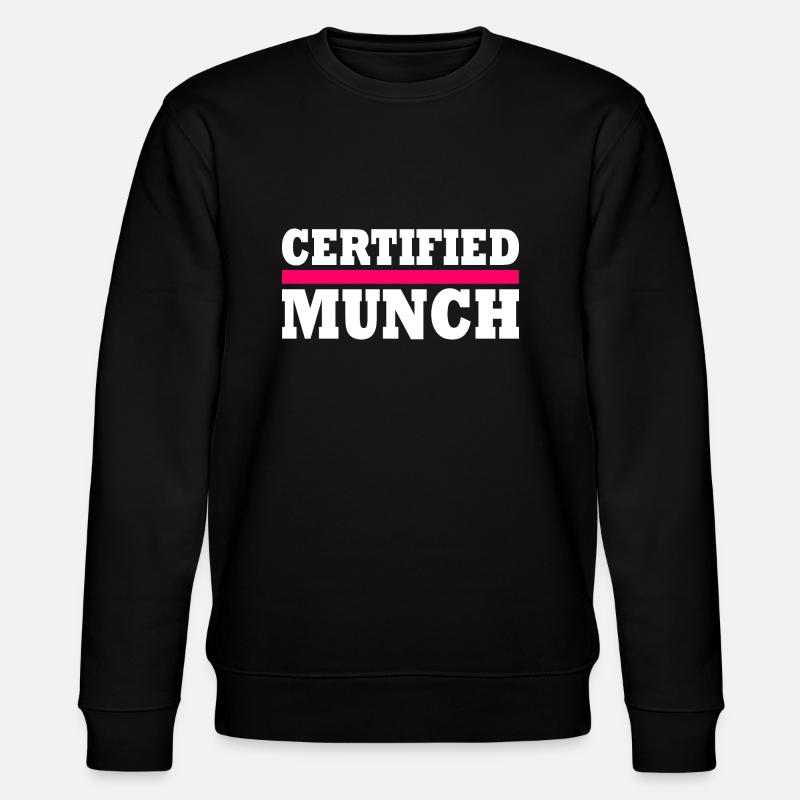 Certified munch - Stanley/Stella Unisex Bio-Sweatshirt CHANGER  - Schwarz