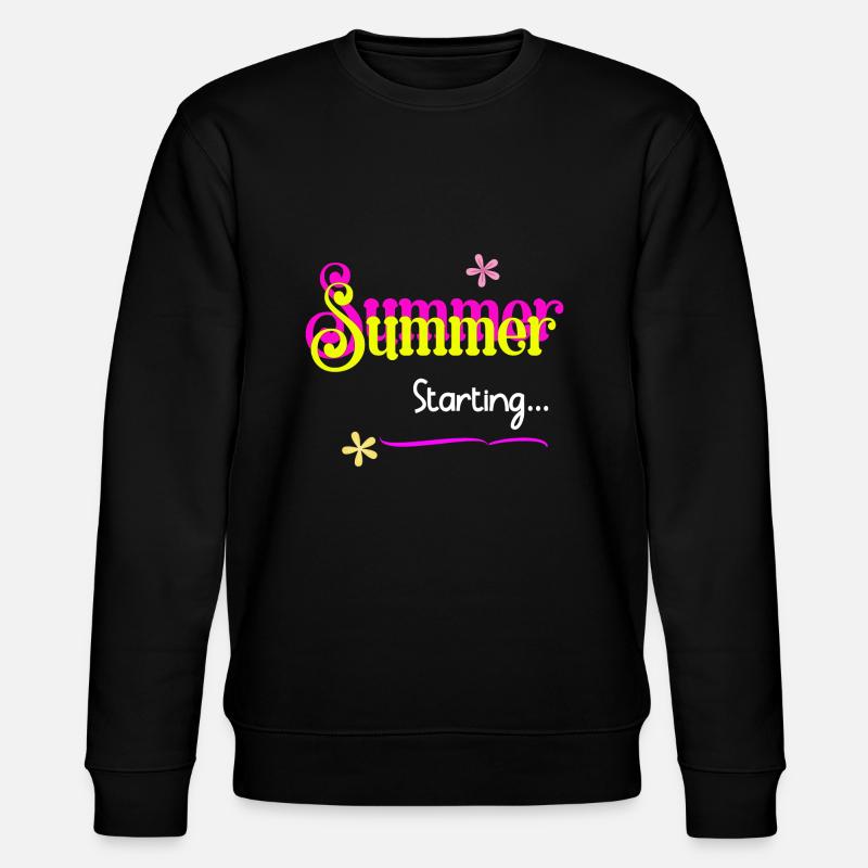 Sommerstart - Summer Vibes - Stanley/Stella Unisex Bio-Sweatshirt CHANGER  - Schwarz