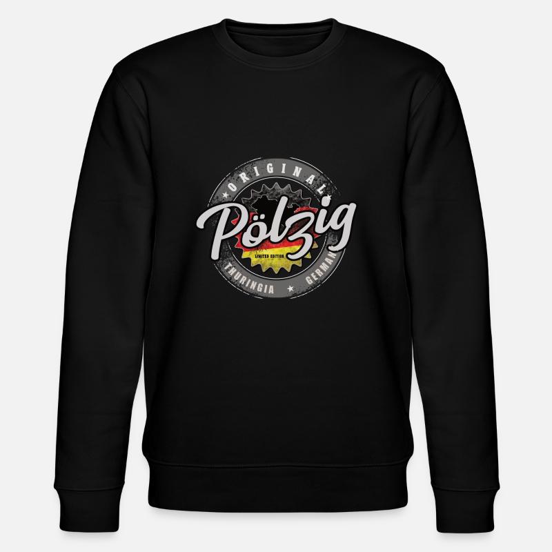 Original Germany Thüringen Pölzig - Stanley/Stella Unisex Bio-Sweatshirt CHANGER  - Schwarz