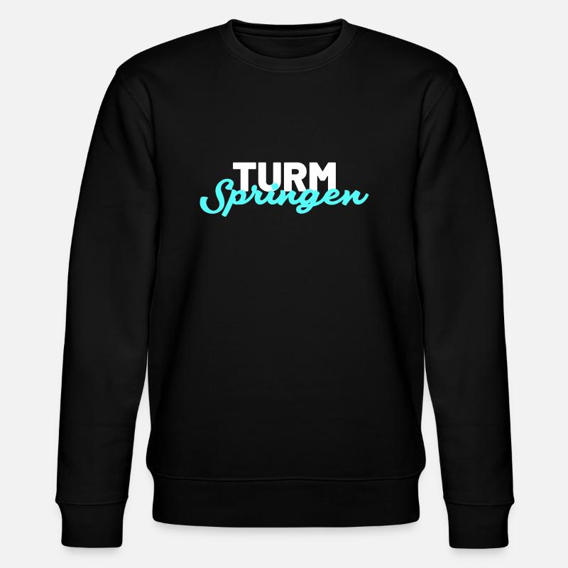Turmspringen logo - Stanley/Stella Unisex Bio-Sweatshirt CHANGER  - Schwarz