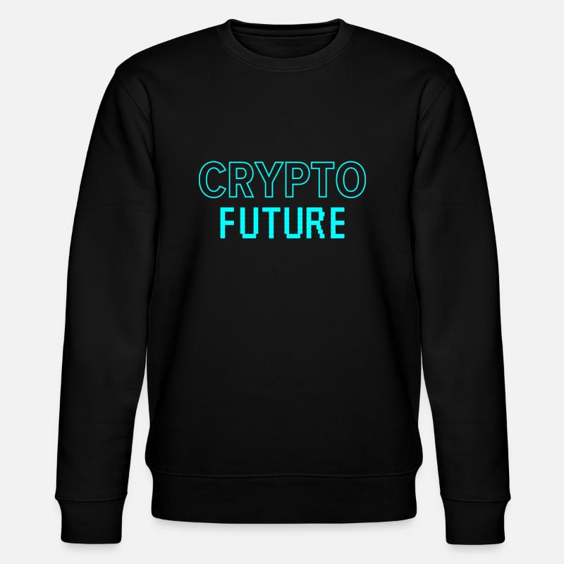 Crypto Zukunft - Stanley/Stella Unisex Bio-Sweatshirt CHANGER  - Schwarz
