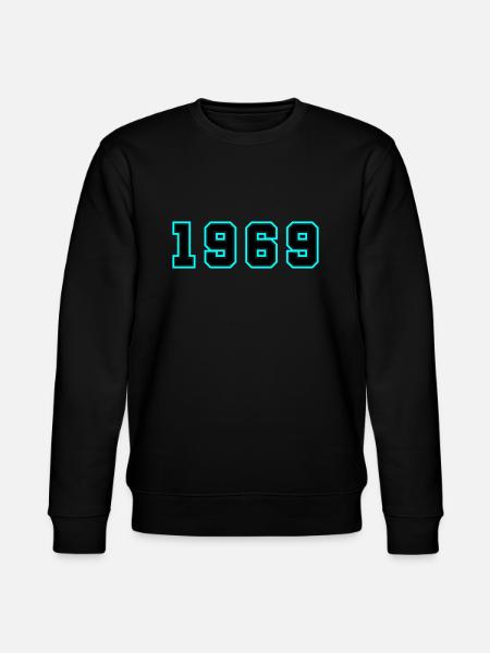 1969 Year Birthday - Stanley/Stella CHANGER Unisex Organic Sweatshirt - black