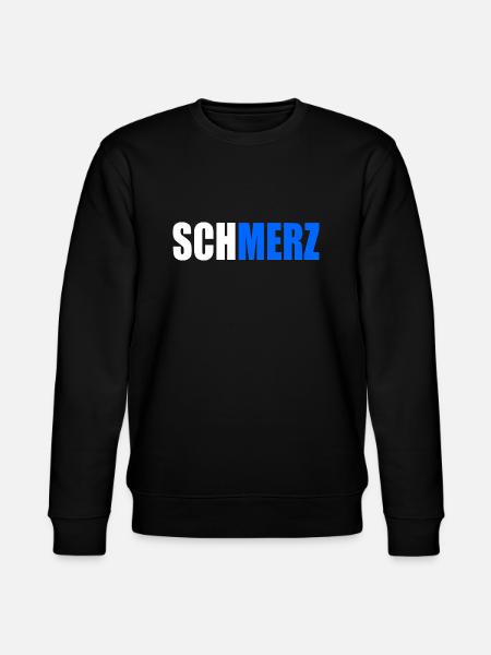 Schmerz no merz - Stanley/Stella Unisex Bio-Sweatshirt CHANGER - Schwarz