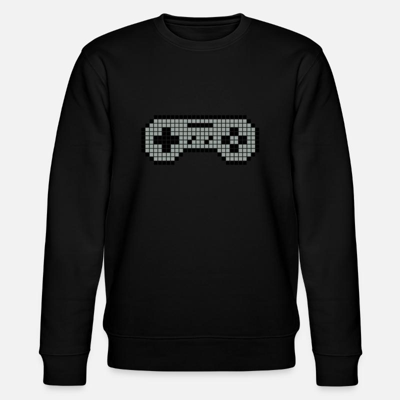 8-Bit Gamepad 02 - Stanley/Stella Unisex Bio-Sweatshirt CHANGER  - Schwarz