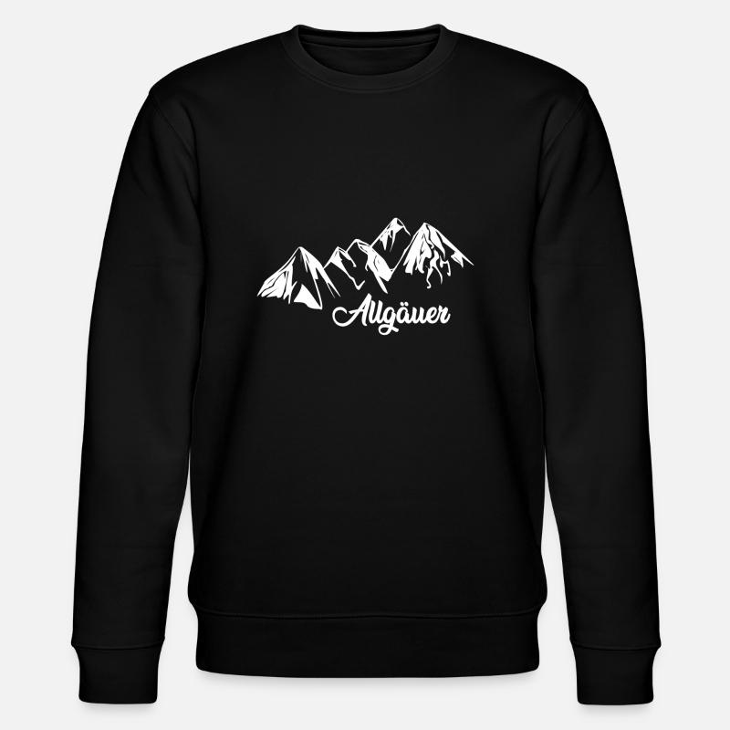 Allgäuer | Allgäu - Stanley/Stella Unisex Bio-Sweatshirt CHANGER - Schwarz