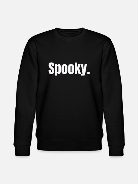 Spooky white - Stanley/Stella Unisex Bio-Sweatshirt CHANGER - Schwarz