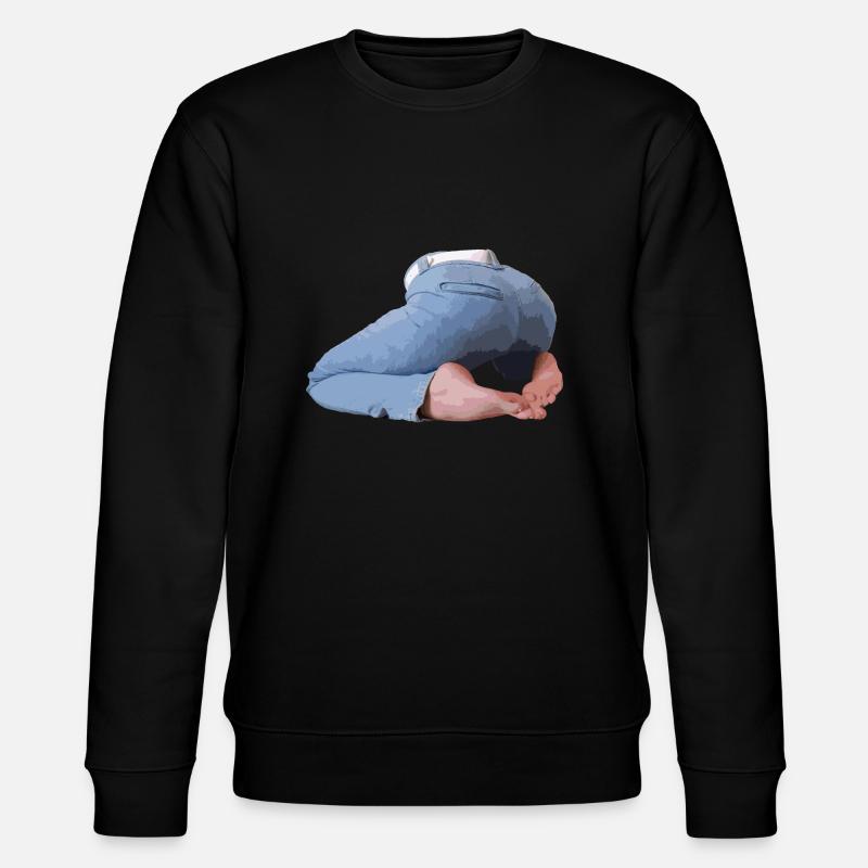 Fesses et pieds - Sweat bio CHANGER Stanley/Stella Unisexe - noir