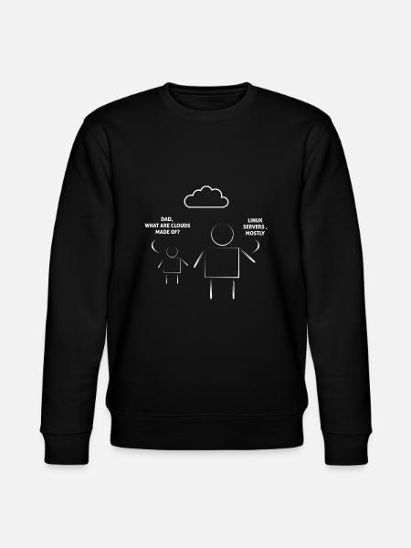 Père et fils Linux - Sweat bio CHANGER Stanley/Stella Unisexe - noir