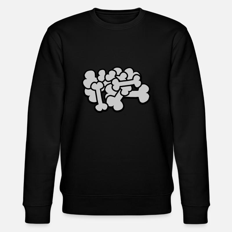 Grande pile d’os comique - Sweat bio CHANGER Stanley/Stella Unisexe - noir