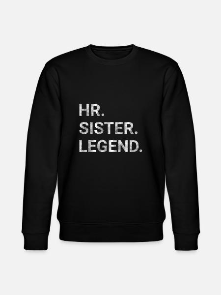 Human Resources HR Sister Legend - Stanley/Stella CHANGER Unisex Organic Sweatshirt - black