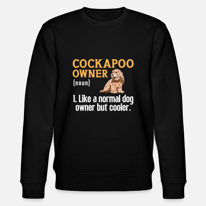 Cockapoo Chien - Sweat bio CHANGER Stanley/Stella Unisexe - noir
