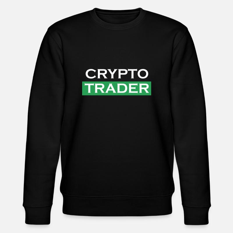 Crypto Bitcoin Trading - Stanley/Stella Unisex Bio-Sweatshirt CHANGER  - Schwarz