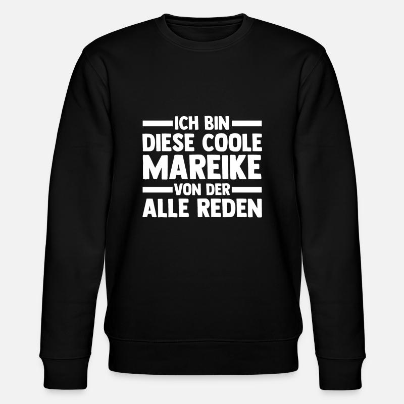 Mareike - Stanley/Stella Unisex Bio-Sweatshirt CHANGER  - Schwarz