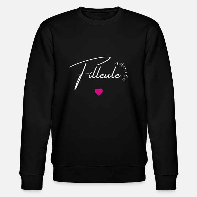 Filleule adorée - Sweat bio CHANGER Stanley/Stella Unisexe - noir