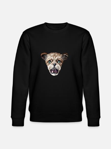 Cat tiger animal - Stanley/Stella CHANGER Unisex Organic Sweatshirt - black