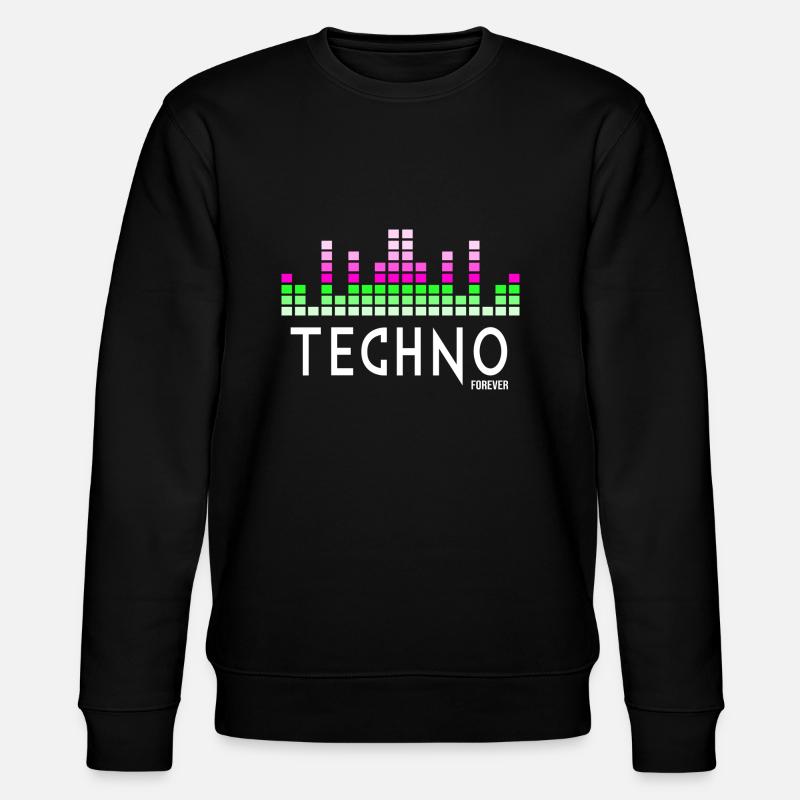 Techno pour toujours - Sweat bio CHANGER Stanley/Stella Unisexe - noir