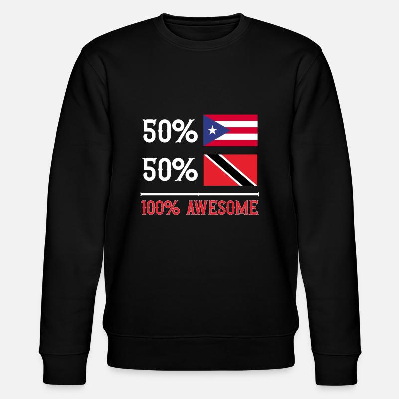 Drapeau de Trinité-et-Tobago - Sweat bio CHANGER Stanley/Stella Unisexe - noir