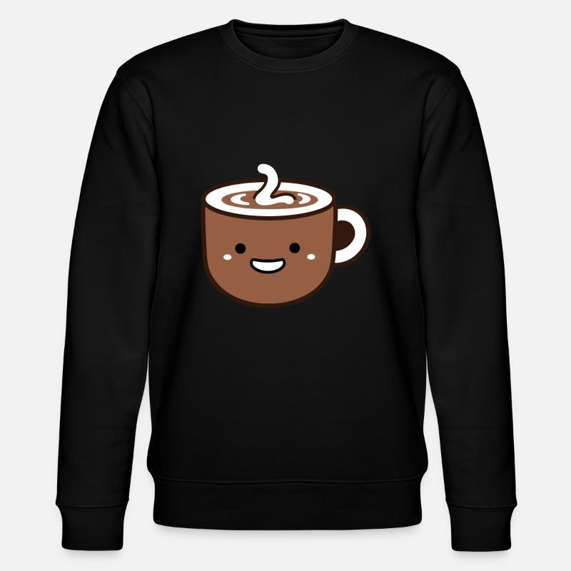 Humour petit chocolat chaud - Sweat bio CHANGER Stanley/Stella Unisexe - noir