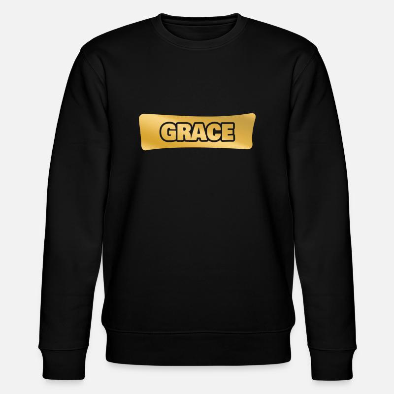 Gift for Grace - Stanley/Stella CHANGER Unisex Organic Sweatshirt - black