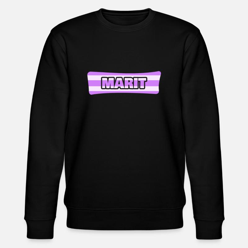 Marit - Stanley/Stella Unisex Bio-Sweatshirt CHANGER  - Schwarz