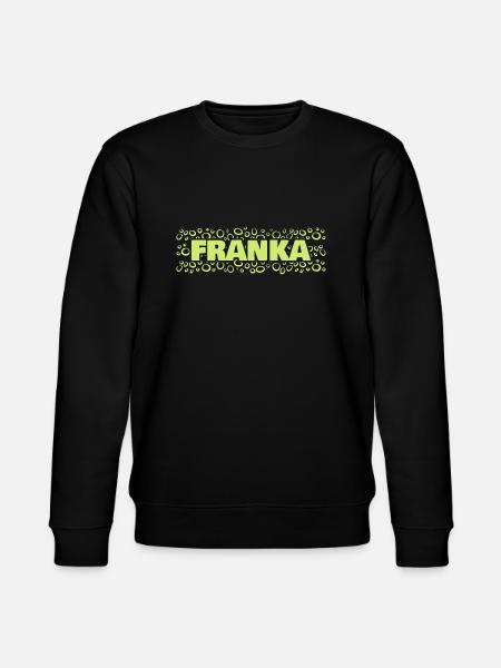 Franka as a first name - Stanley/Stella CHANGER Unisex Organic Sweatshirt - black