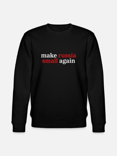 make russia small again - Stanley/Stella Unisex Bio-Sweatshirt CHANGER  - Schwarz
