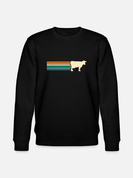 Vache Highland Bovins Vaches - Sweat bio CHANGER Stanley/Stella Unisexe - noir