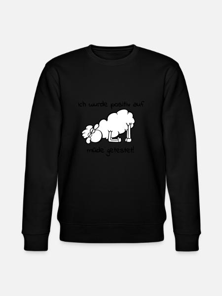 Müdes Schaf - Stanley/Stella Unisex Bio-Sweatshirt CHANGER - Schwarz