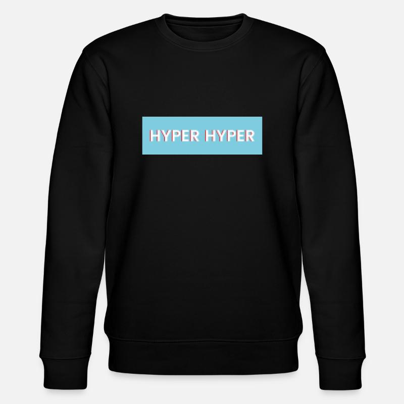HYPER HYPER Pixel - Stanley/Stella Unisex Bio-Sweatshirt CHANGER  - Schwarz