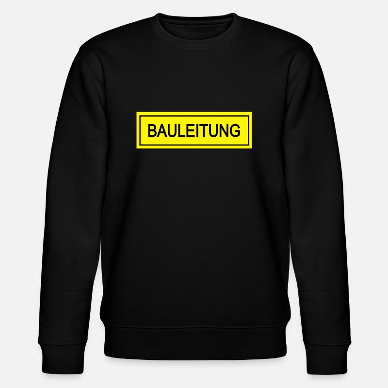 bauleitung - Stanley/Stella Unisex Bio-Sweatshirt CHANGER  - Schwarz