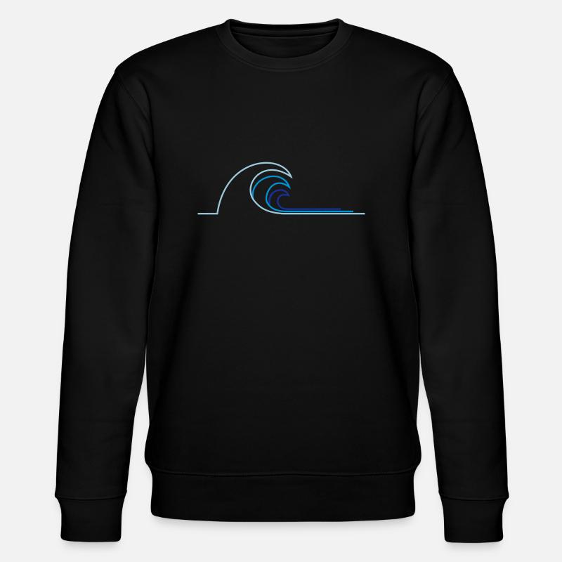 Welle - Stanley/Stella Unisex Bio-Sweatshirt CHANGER - Schwarz