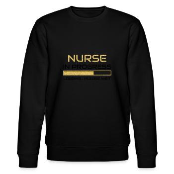 Infirmière Médecin Infirmière Hôpital - Sweat bio CHANGER Stanley/Stella Unisexe - noir - Devant - Nik (191cm) & Marisol (170cm)