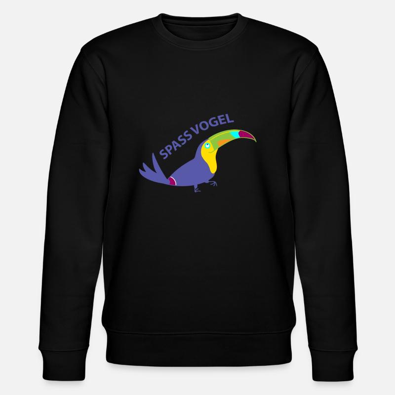 Spassvogel (a) - Stanley/Stella Unisex Bio-Sweatshirt CHANGER  - Schwarz