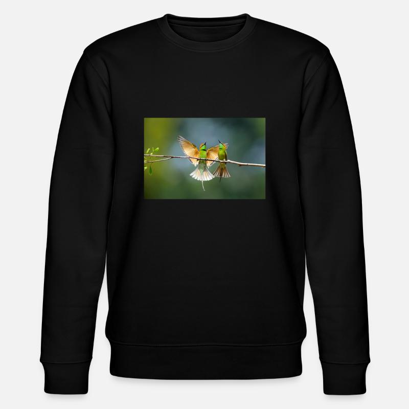 Des oiseaux ? - Sweat bio CHANGER Stanley/Stella Unisexe - noir