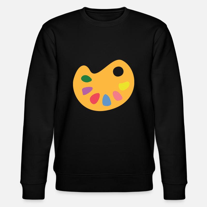 Kunstpalette - Stanley/Stella Unisex Bio-Sweatshirt CHANGER  - Schwarz