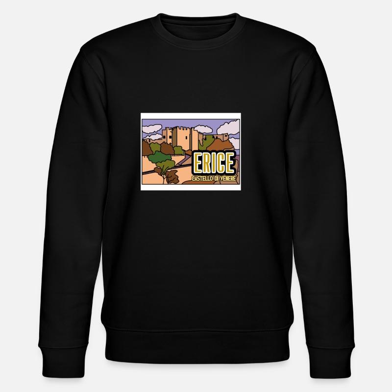 Castle of Venus Erice - Stanley/Stella CHANGER Unisex Organic Sweatshirt - black