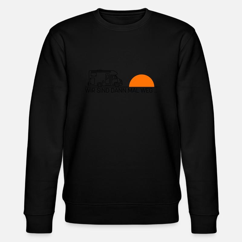 Wir sind dann mal weg ... - Stanley/Stella Unisex Bio-Sweatshirt CHANGER - Schwarz