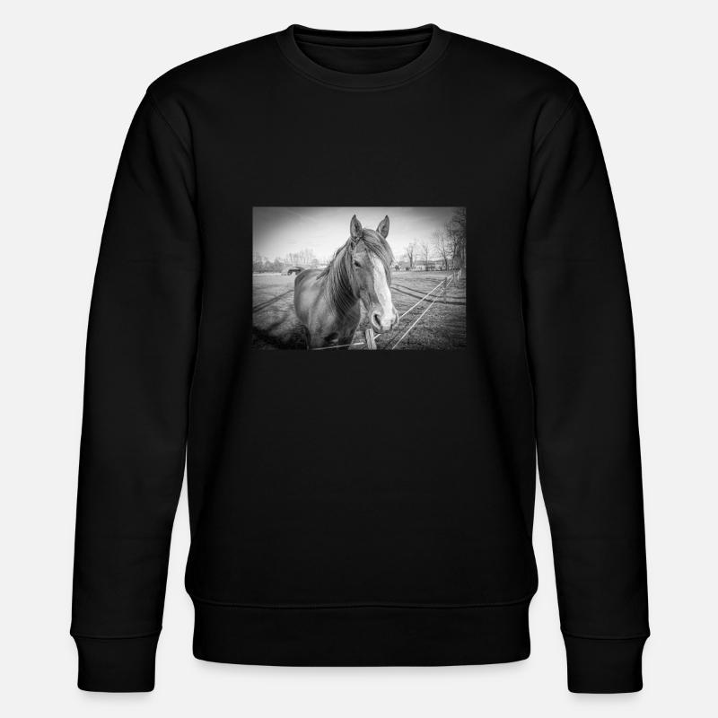 le cheval - Sweat bio CHANGER Stanley/Stella Unisexe - noir