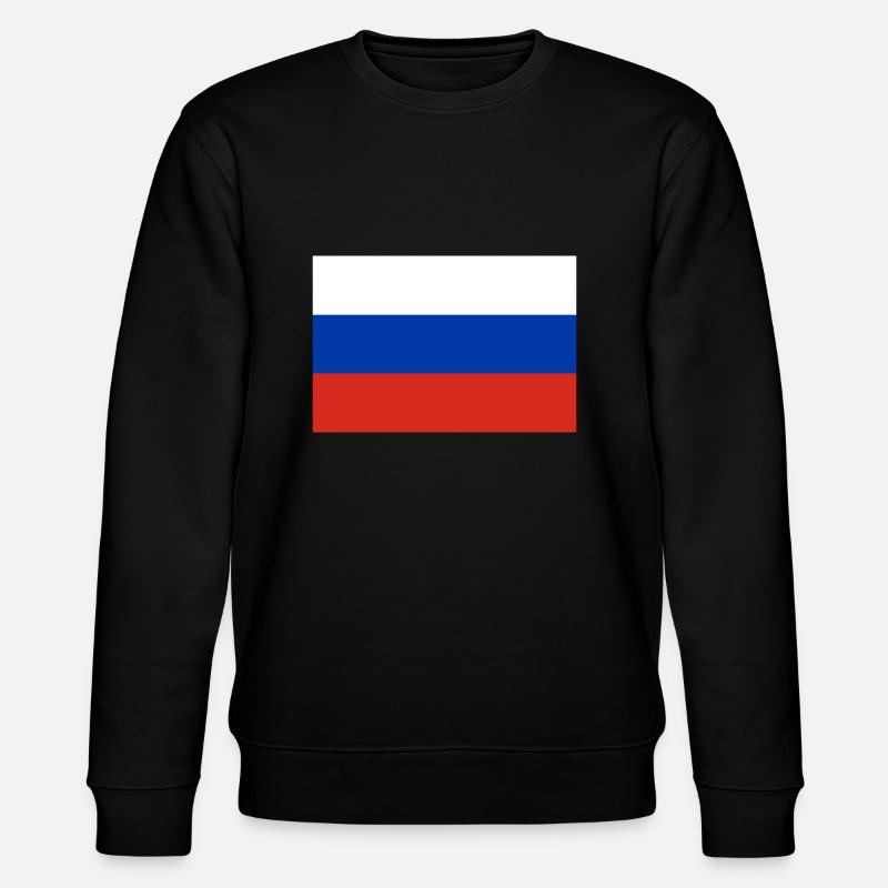 Russland - Stanley/Stella Unisex Bio-Sweatshirt CHANGER  - Schwarz