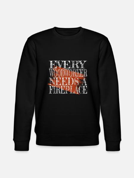 present forester - Stanley/Stella CHANGER Unisex Organic Sweatshirt - black