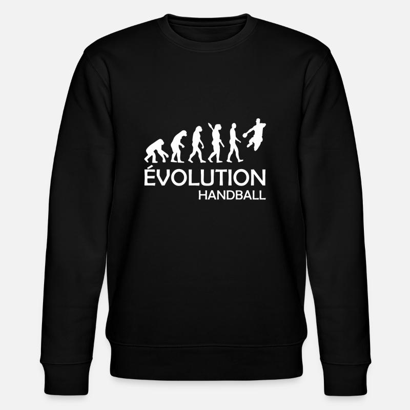 evolution handball - Sweat bio CHANGER Stanley/Stella Unisexe - noir