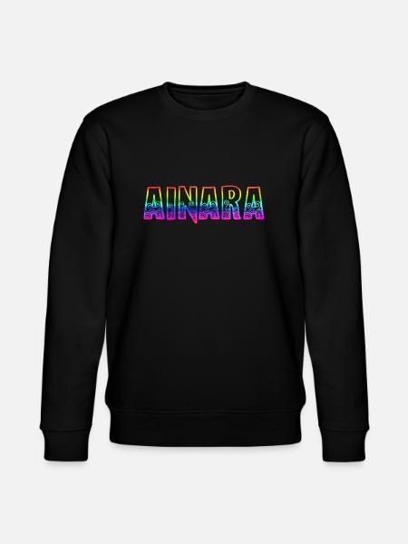 ainara rs rainbow - Stanley/Stella CHANGER Unisex Organic Sweatshirt - black