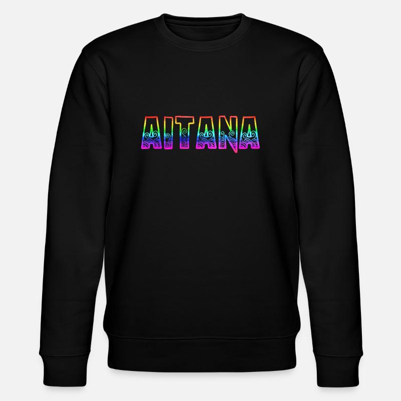 aitana rs regenbogen - Stanley/Stella Unisex Bio-Sweatshirt CHANGER  - Schwarz