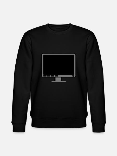 Icon Logo Computer Screen - Stanley/Stella CHANGER Unisex Organic Sweatshirt - black