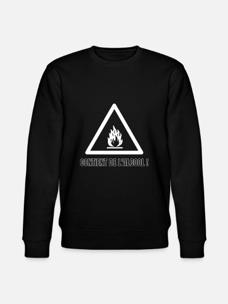 Contient de l’alcool - Sweat bio CHANGER Stanley/Stella Unisexe - noir