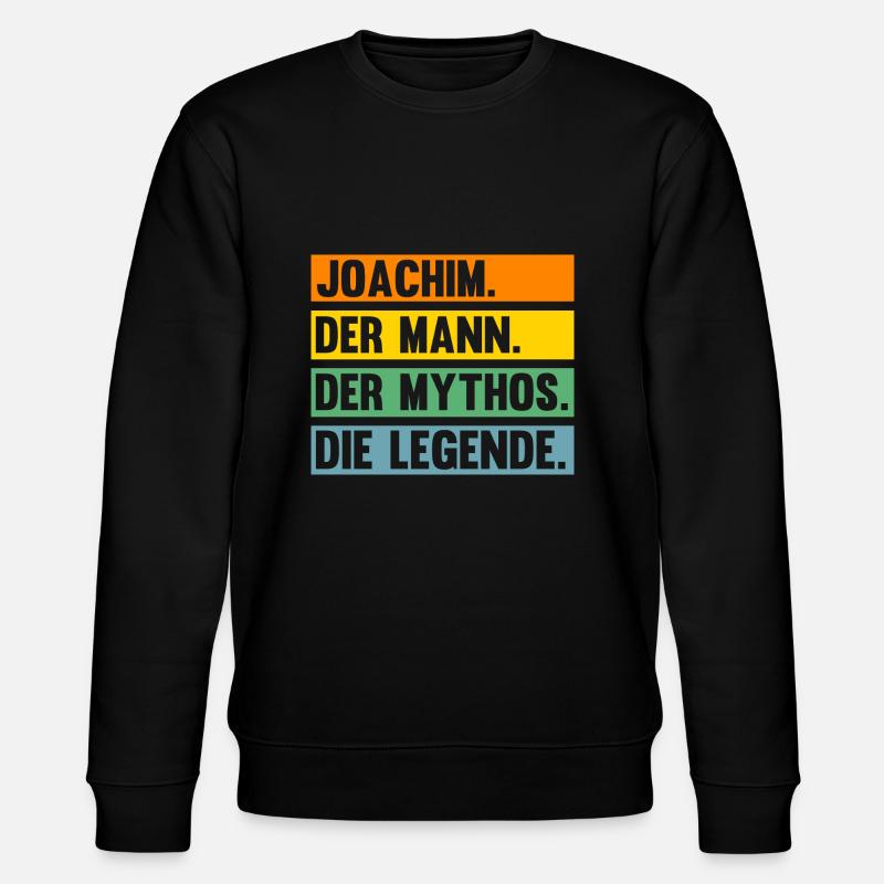 Joachim - Stanley/Stella Unisex Bio-Sweatshirt CHANGER  - Schwarz