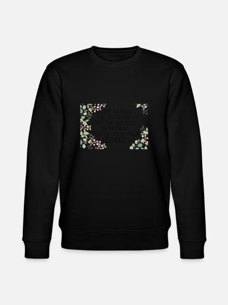 MAMA - Stanley/Stella Unisex Bio-Sweatshirt CHANGER  - Schwarz