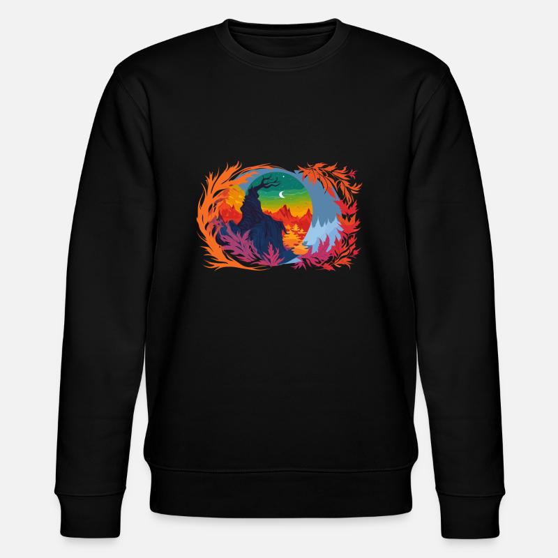 Nuit tombée - Sweat bio CHANGER Stanley/Stella Unisexe - noir