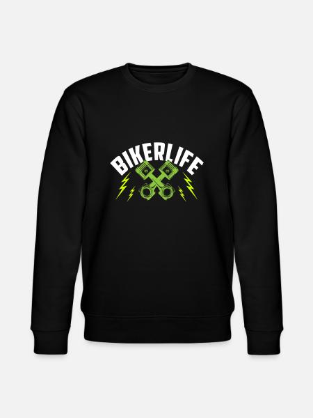 Bikerlife | Farben änderbar - Stanley/Stella Unisex Bio-Sweatshirt CHANGER - Schwarz